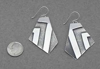 silver angel wing earringsamerican eagle